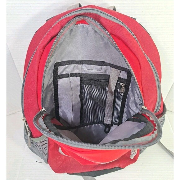 L.L. Bean Red Great White Shark Graphic Backpack 16" Kids School Book Bag Travel - Picture 7 of 8